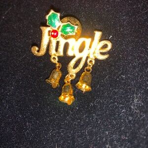 “Jingle” Pin Complete w/ real mini bells